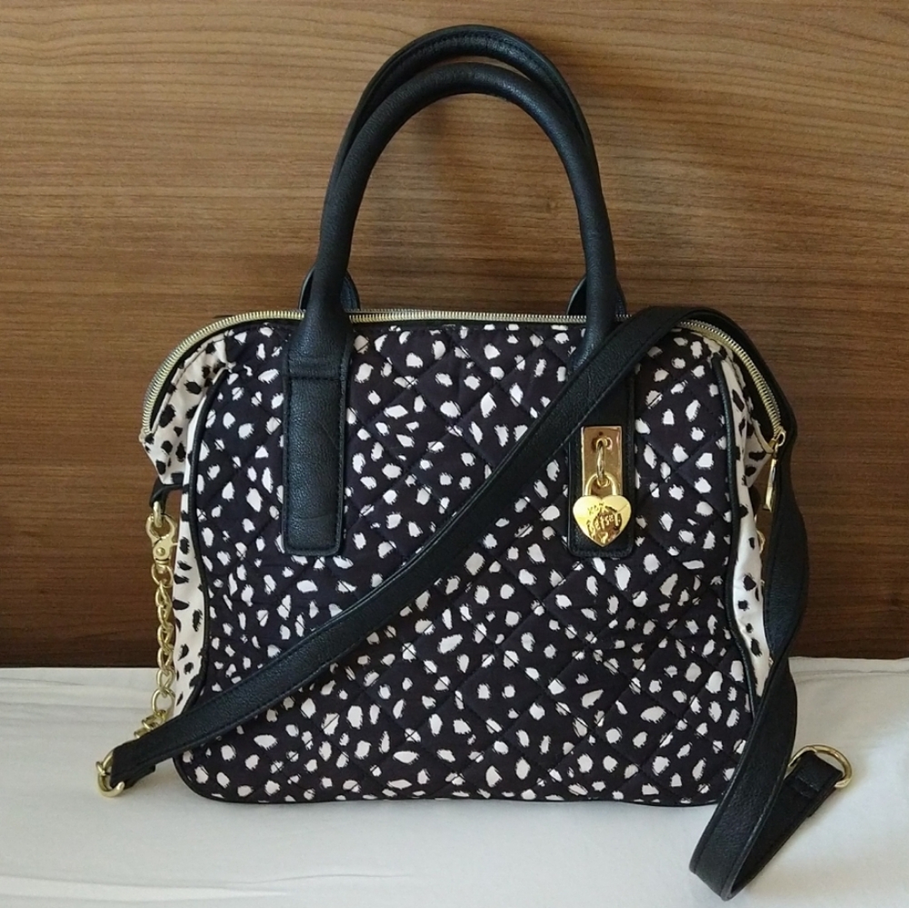 Besty Johnson Black and White Tote Bag
